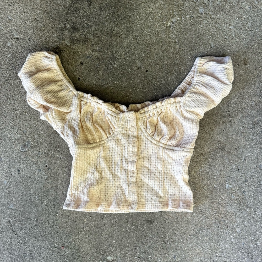 Cream Et Clet Women's Crop Top Size S